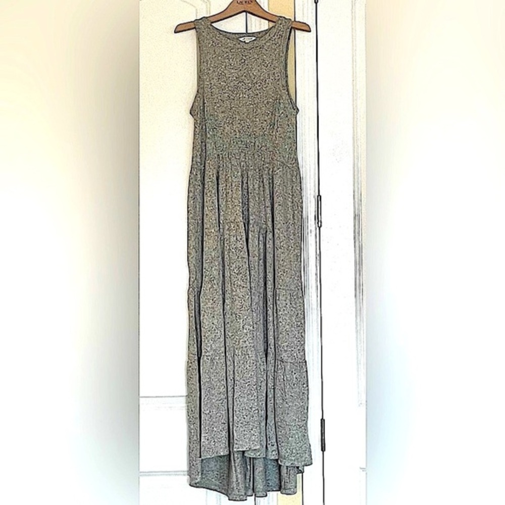 Lucky Brand sleeveless tiered maxi dress; super soft and comfortable.  Size M